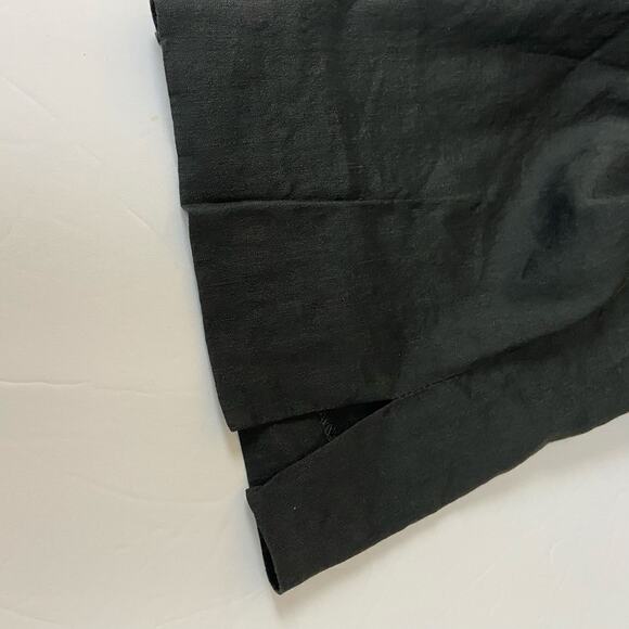 Eileen Fisher Women's Dark Gray Linen Blend Tapered Leg Pants Size 12 - Picture 11 of 13